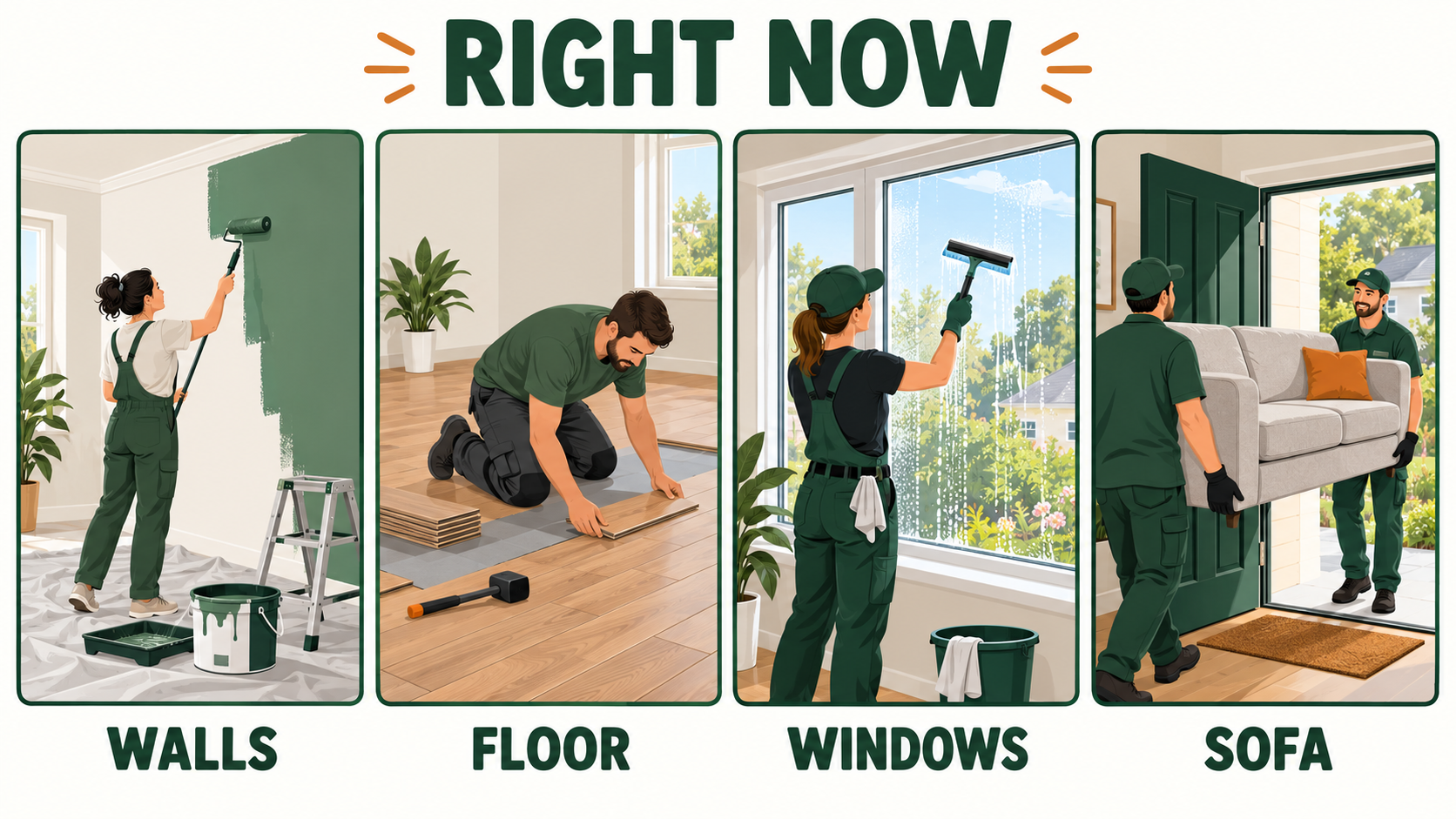 House renovation work happening right now